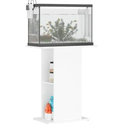 vidaXL Aquariumstandaard 81x36x73 cm bewerkt hout grijs sonoma eiken