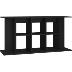vidaXL Aquariumstandaard 120x40x60 cm bewerkt hout zwart