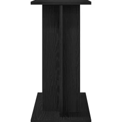 vidaXL Aquariumstandaard Zwart Eiken 60x30x60 cm Bewerkt Hout