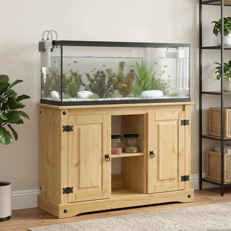 vidaXL Aquarium Stand CORONA Bruin 101,5 x 37 x 73 cm 300 kg