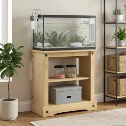 vidaXL Aquarium Stand CORONA Bruin 60,5 x 30 x 60 cm 150 kg