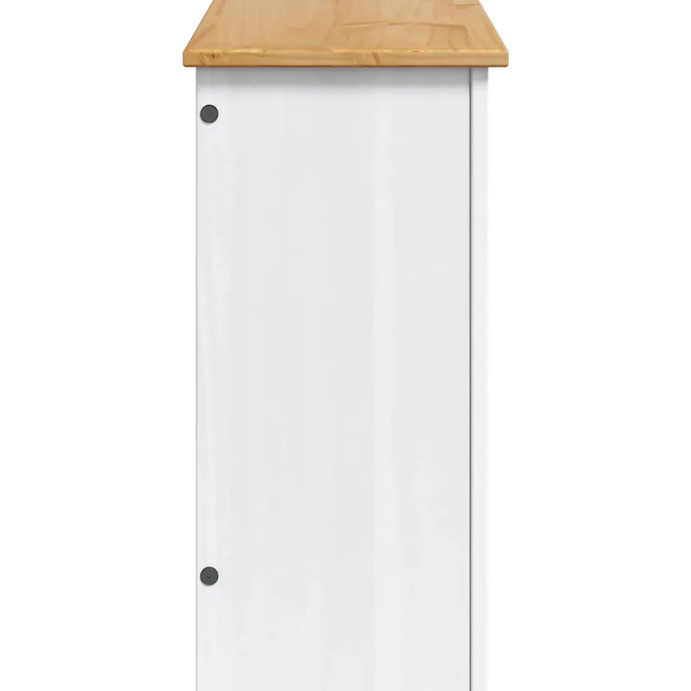 vidaXL Aquarium Stand PANAMA Wit en Bruin 60 x 30 x 60 cm 150 kg