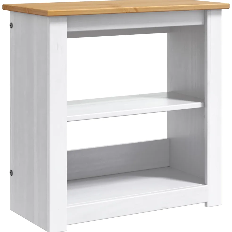 vidaXL Aquarium Stand PANAMA Wit en Bruin 60 x 30 x 60 cm 150 kg