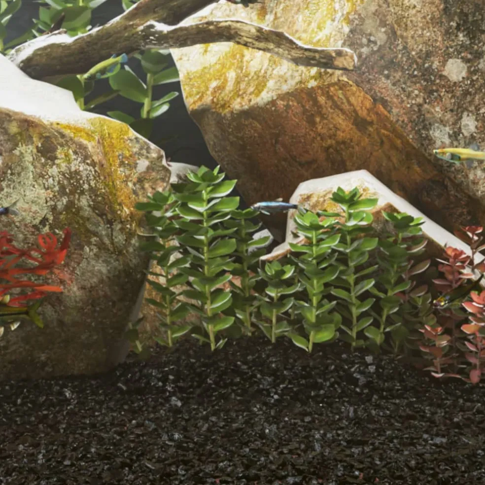 vidaXL Aquariumzand 10 kg 0,2-2 mm zwart