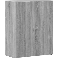 vidaXL Archiefkast 60x32x77,5 cm bewerkt hout grijs sonoma eiken