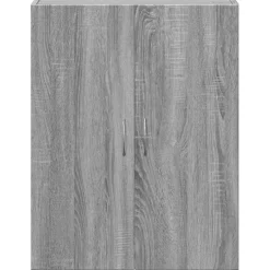 vidaXL Archiefkast 60x32x77,5 cm bewerkt hout grijs sonoma eiken