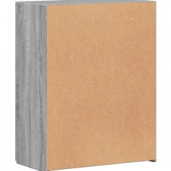 vidaXL Archiefkast 60x32x77,5 cm bewerkt hout grijs sonoma eiken