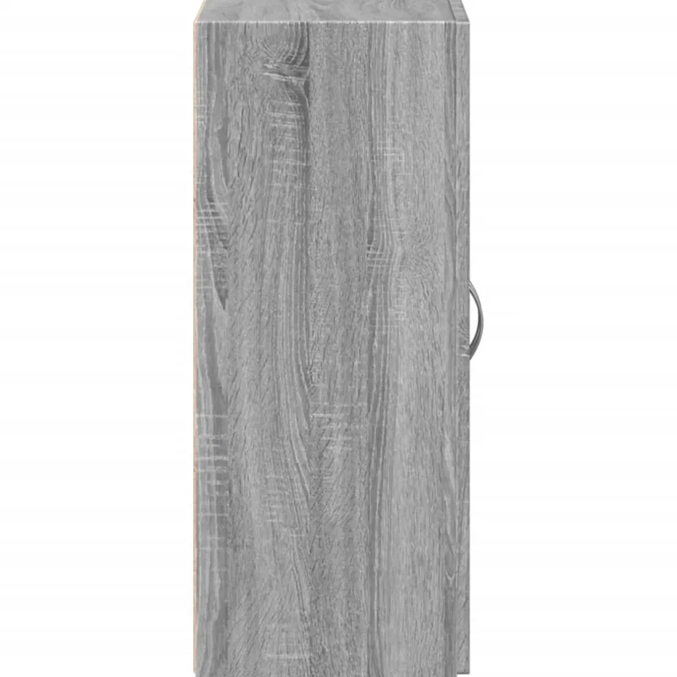 vidaXL Archiefkast 60x32x77,5 cm bewerkt hout grijs sonoma eiken