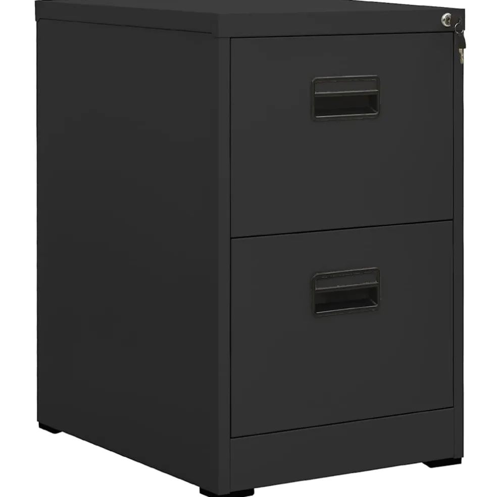 vidaXL Archiefkast 46x62x72,5 cm staal antracietkleurig