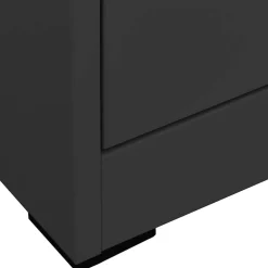 vidaXL Archiefkast 46x62x72,5 cm staal antracietkleurig