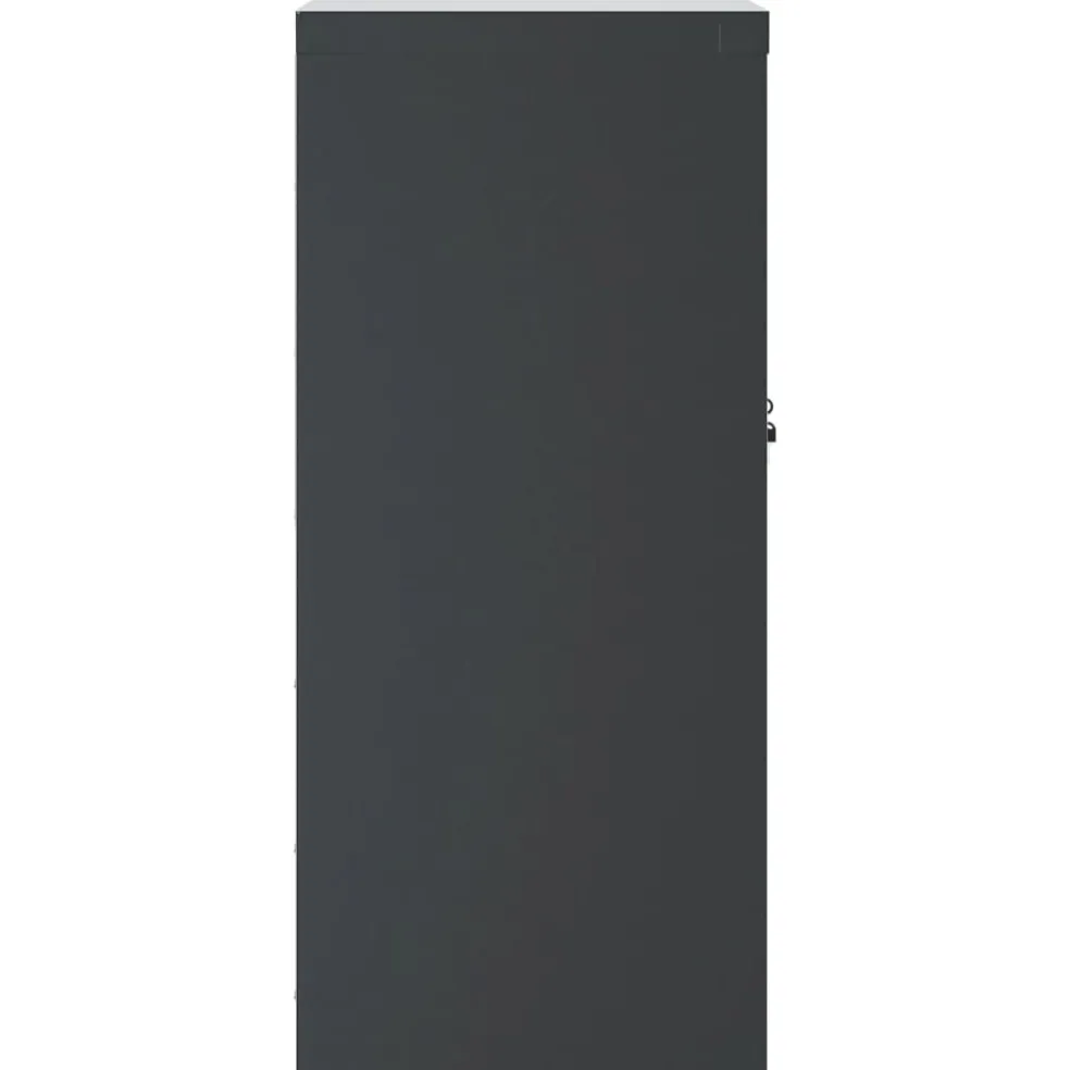 vidaXL Archiefkast 79x40x90 cm staal antracietkleurig