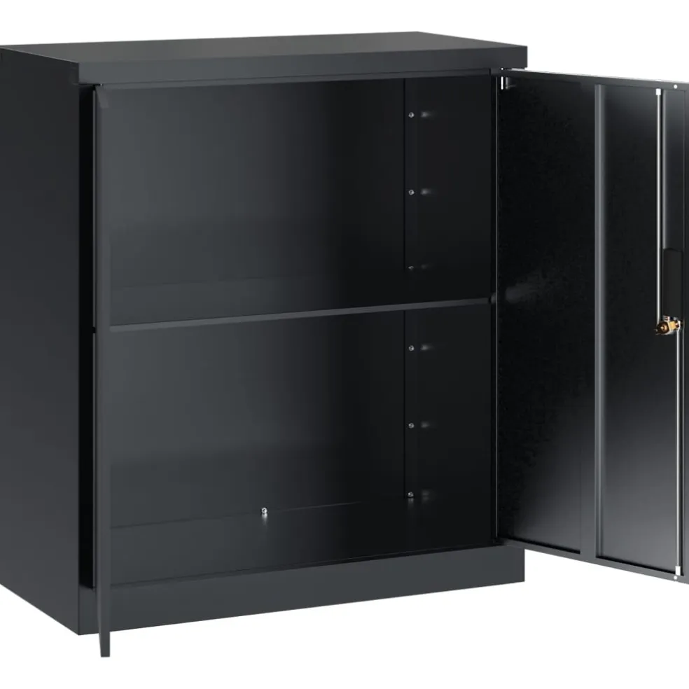 vidaXL Archiefkast 79x40x90 cm staal antracietkleurig