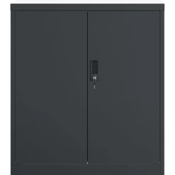 vidaXL Archiefkast 79x40x90 cm staal antracietkleurig