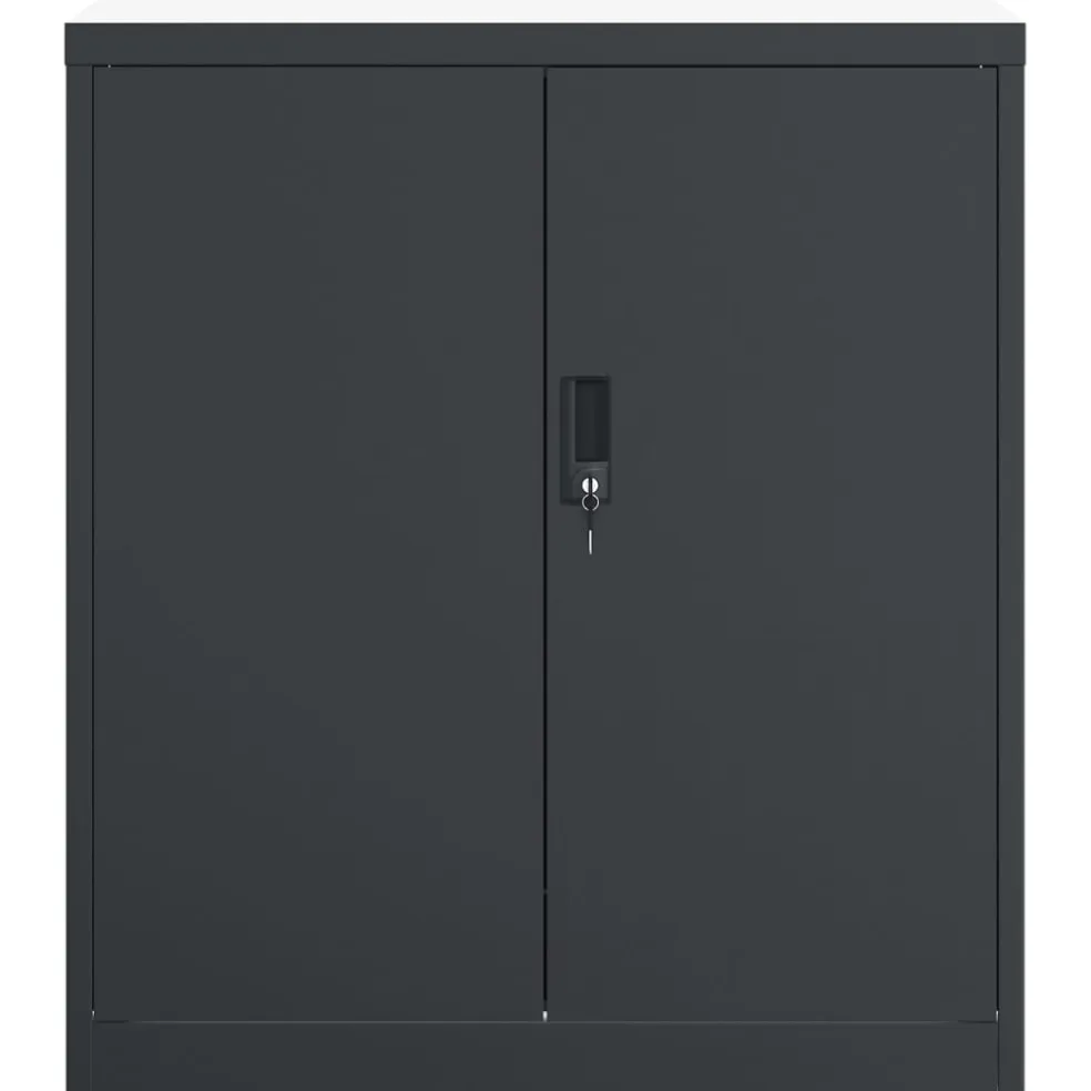 vidaXL Archiefkast 79x40x90 cm staal antracietkleurig