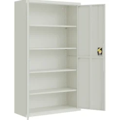 vidaXL Archiefkast 105x40x180 cm staal lichtgrijs
