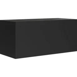 vidaXL Archiefkast 90x40x40 cm staal zwart