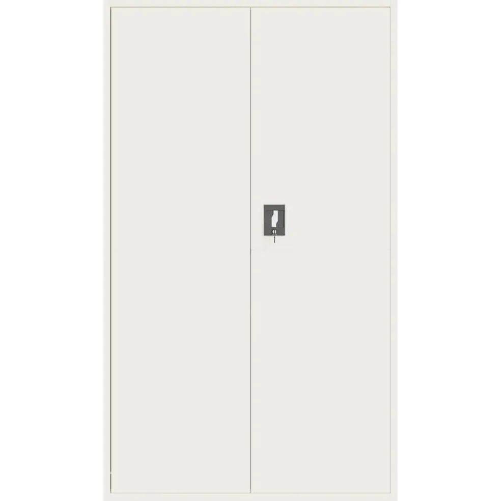 vidaXL Archiefkast 105x40x180 cm staal wit