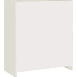vidaXL Archiefkast 79x40x90 cm staal wit