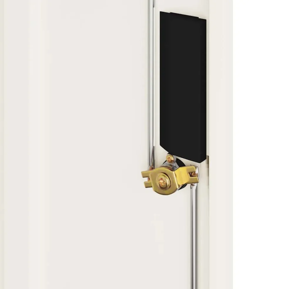 vidaXL Archiefkast 79x40x90 cm staal wit