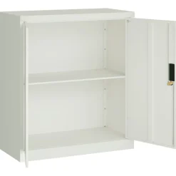 vidaXL Archiefkast 79x40x90 cm staal lichtgrijs