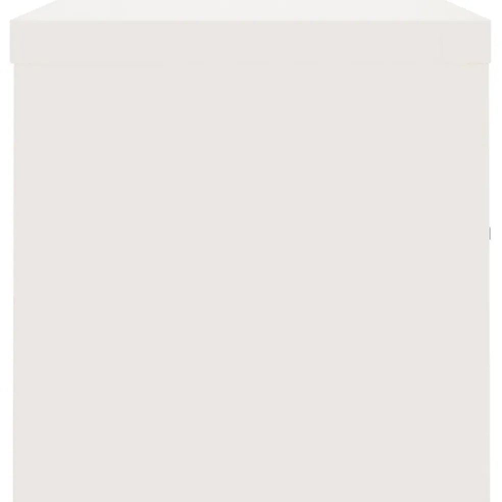 vidaXL Archiefkast 90x40x40 cm staal wit