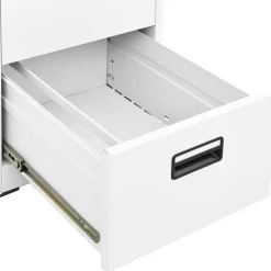 vidaXL Archiefkast 46x62x72,5 cm staal wit
