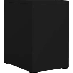 vidaXL Archiefkast 46x62x72,5 cm staal zwart