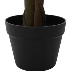 vidaXL Artificial Bean Flower Tree Paars 80 x 18 x 160 cm Stof en Hout
