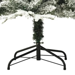 vidaXL Artificial Pre-lit Kerstboom met Ballenset Groen 180 cm