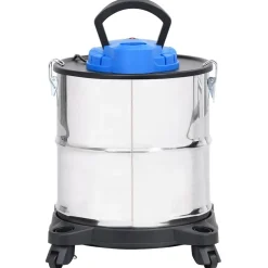 vidaXL Asstofzuiger met HEPA filter 1200 W 20 L roestvrij staal