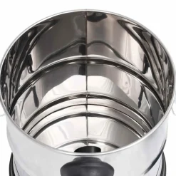 vidaXL Asstofzuiger met HEPA filter 1200 W 20 L roestvrij staal