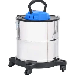 vidaXL Asstofzuiger met HEPA filter 1200 W 20 L roestvrij staal