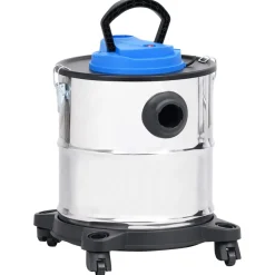 vidaXL Asstofzuiger met HEPA filter 1200 W 20 L roestvrij staal