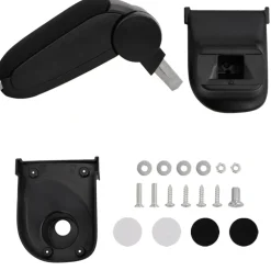 vidaXL Autoarmsteun voor RENAULT CLIO LHD MK4 (2013) 15x35x(30-47) cm ABS zwart