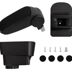 vidaXL Auto-armsteun 11x35x(32-49) cm ABS zwart