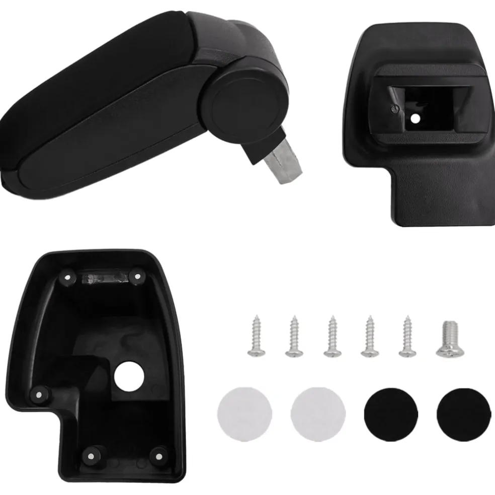 vidaXL Autoarmsteun 15x35x(33-49,5) cm ABS zwart