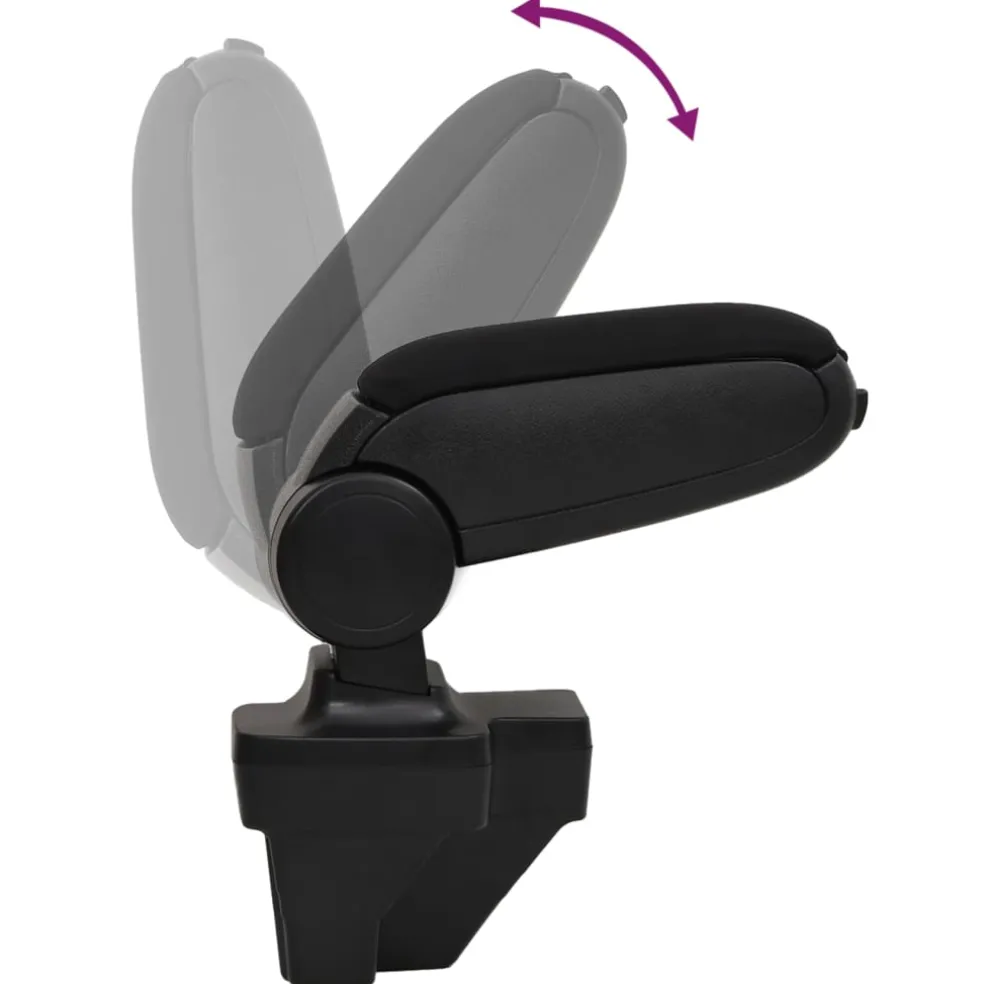 vidaXL Autoarmsteun 15x35x(33-49,5) cm ABS zwart