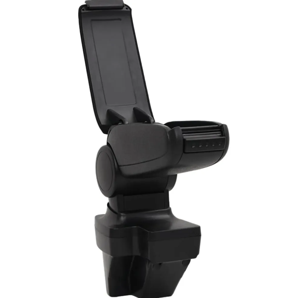 vidaXL Autoarmsteun 15x35x(33-49,5) cm ABS zwart
