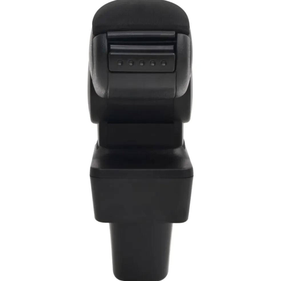 vidaXL Autoarmsteun 12x36x(33,5-48) cm ABS zwart