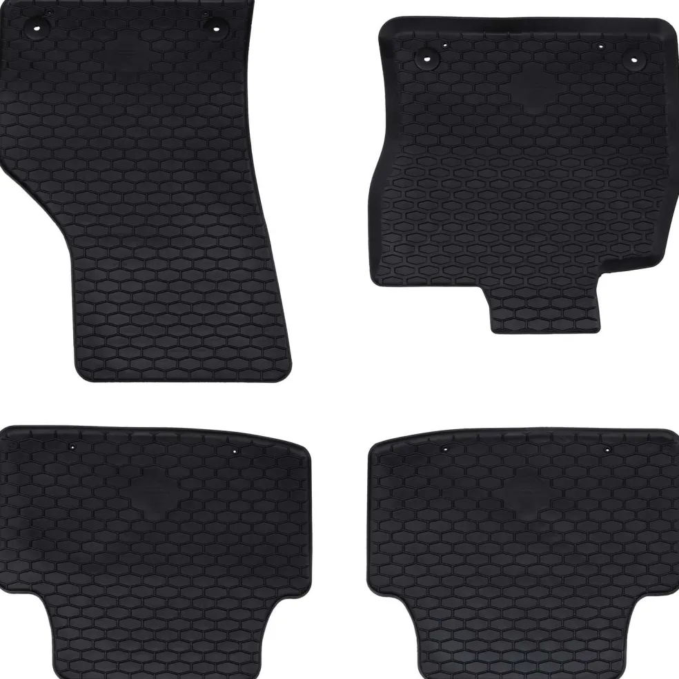 vidaXL Autobodemmat 4 st Geschikt voor BMW X3, X4 2018-4D Aft Rubber