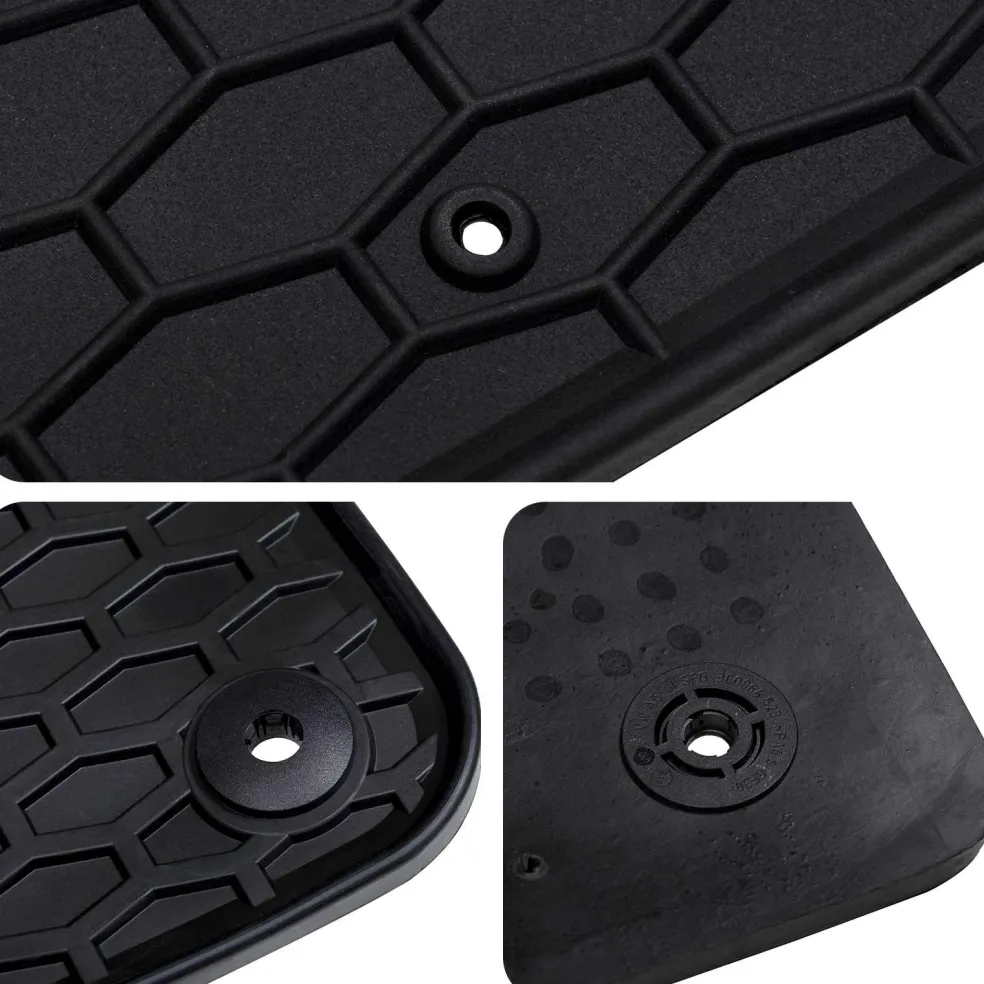 vidaXL Autobodemmat 4 st geschikt voor FABIA III 2014-2022 Rubber