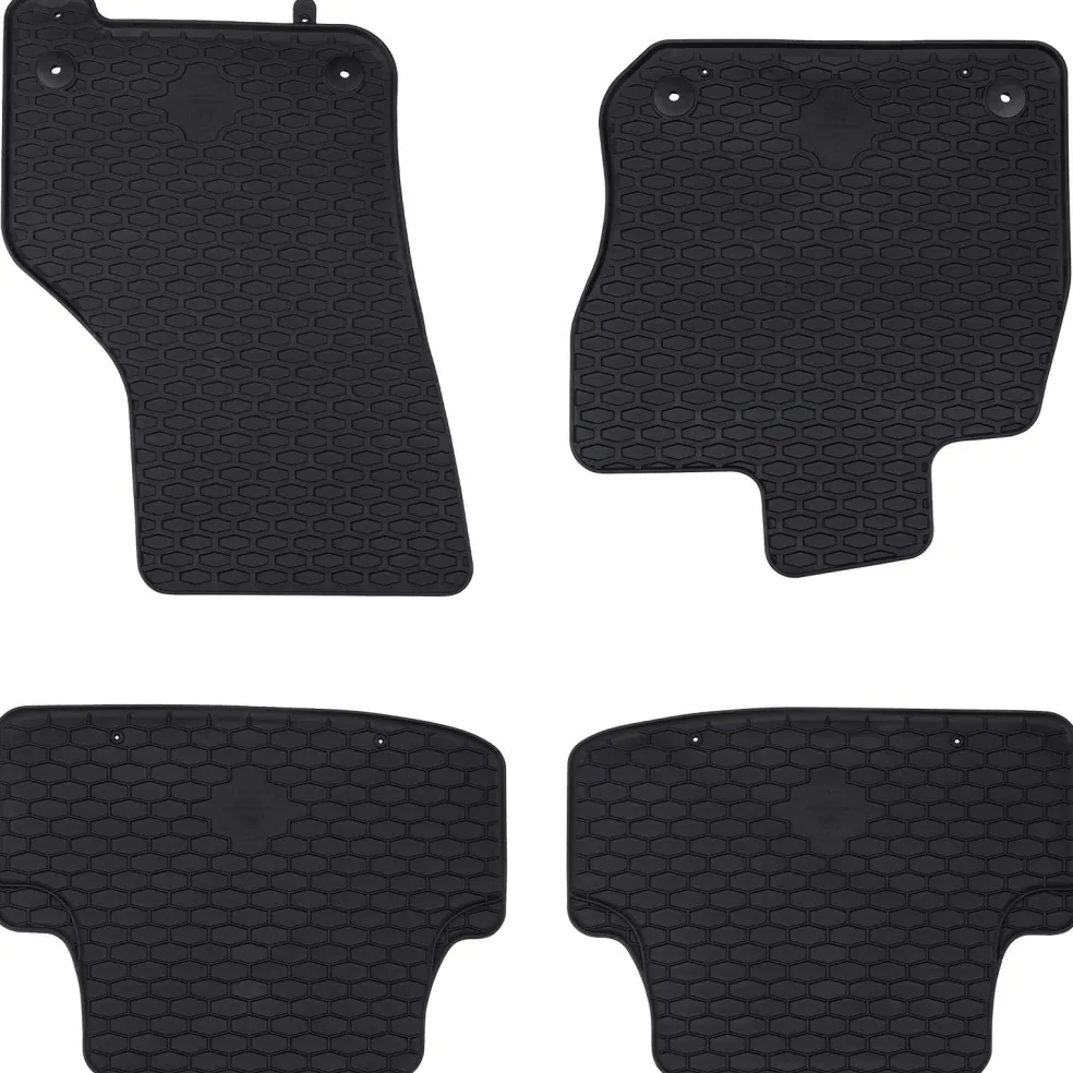 vidaXL Autobodemmat 4 st geschikt voor VW GOLF VIII MHEV 2020- Rubber