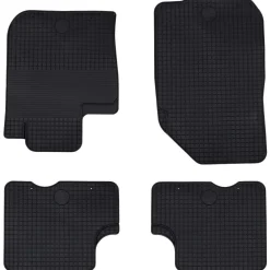 vidaXL Autobodemmat 4 st geschikt voor DACIA DUSTER 2010-2017 Rubber