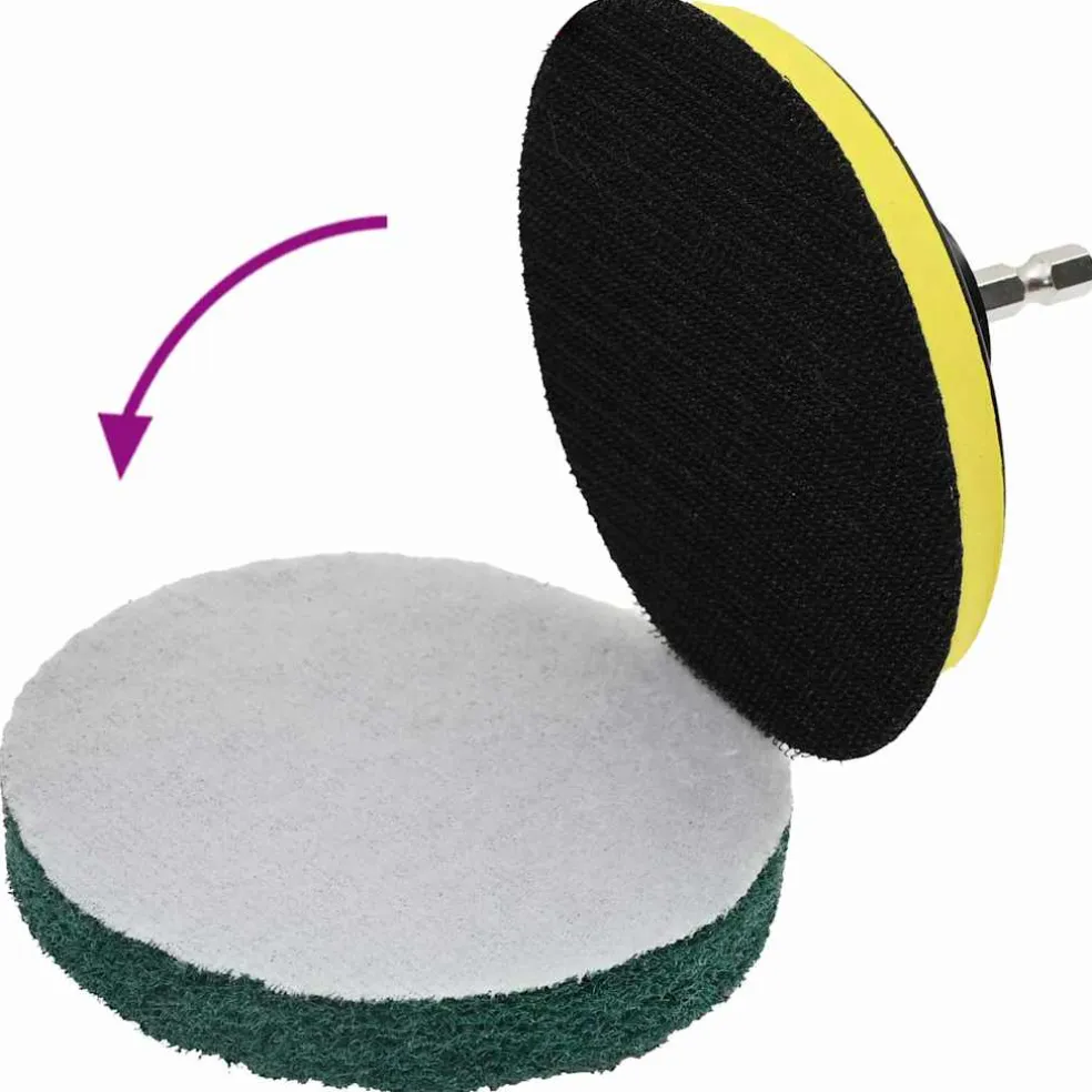vidaXL Auto Borstelset Multikleur poly rattan