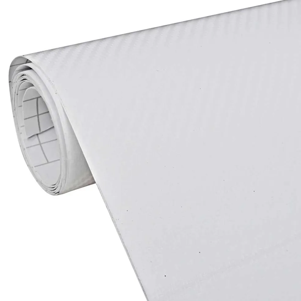vidaXL Autofolie 3D 100x150 cm wit
