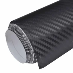 vidaXL Autofolie 3D 100x150 cm zwart