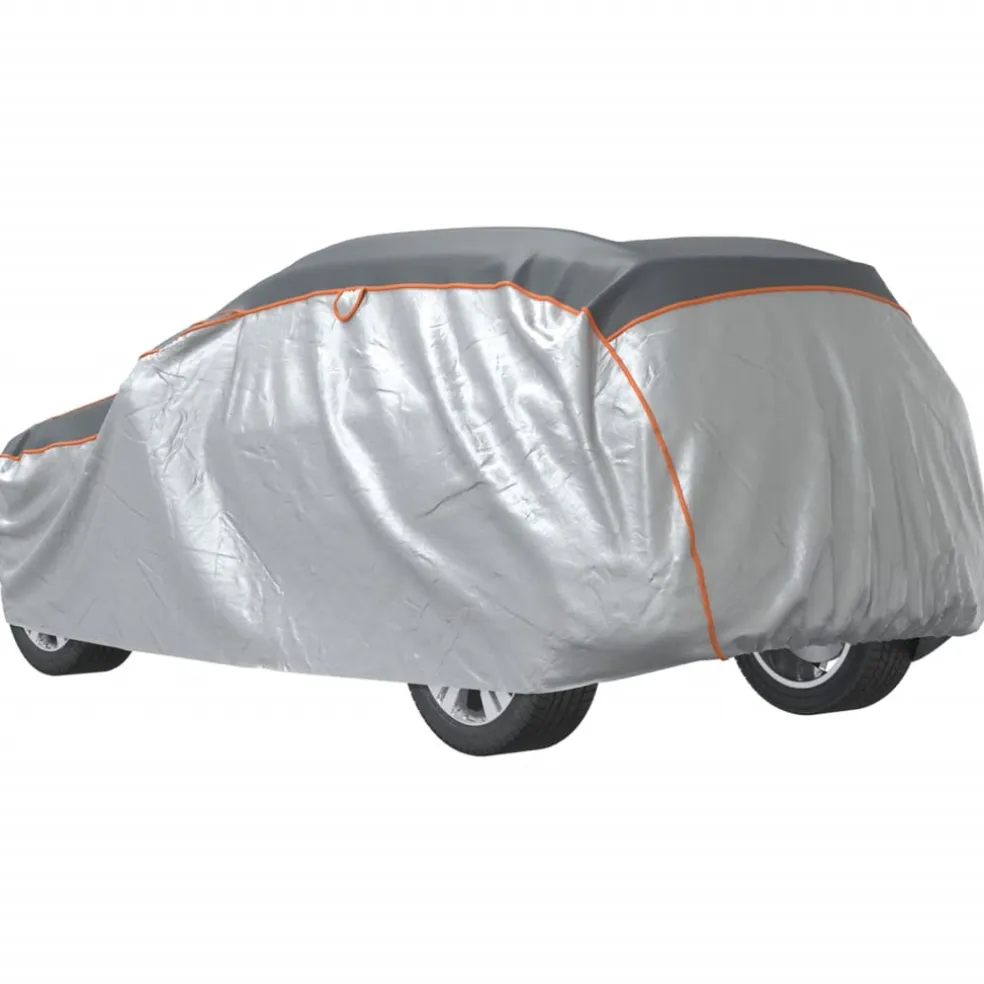 vidaXL Autohoes voor SUV hagelbescherming M zilverkleurig en grijs