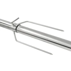 vidaXL Automatische barbecue met motor 207x45x81 cm roestvrij staal