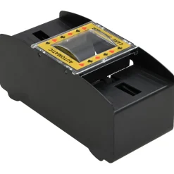 vidaXL Automatische kaartenschudder zwart 2 deks