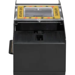 vidaXL Automatische kaartenschudder zwart 2 deks